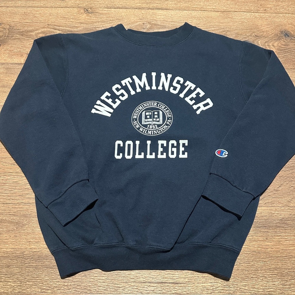 Vinatge Champion Westminster College Sweatshirt Kids Medium 7-8